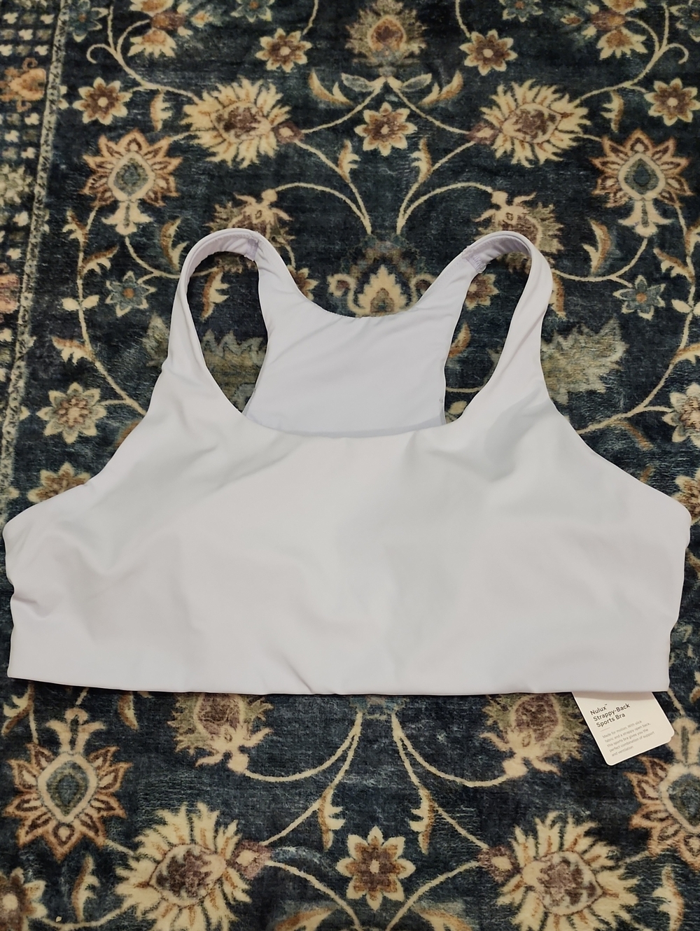 Lululemon Lavender Nulux Strappy Back Sports Bra
